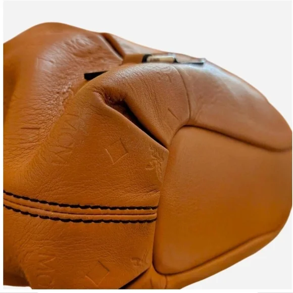 MCM Brown Leather Shoulder Bag - Picture 2 of 7